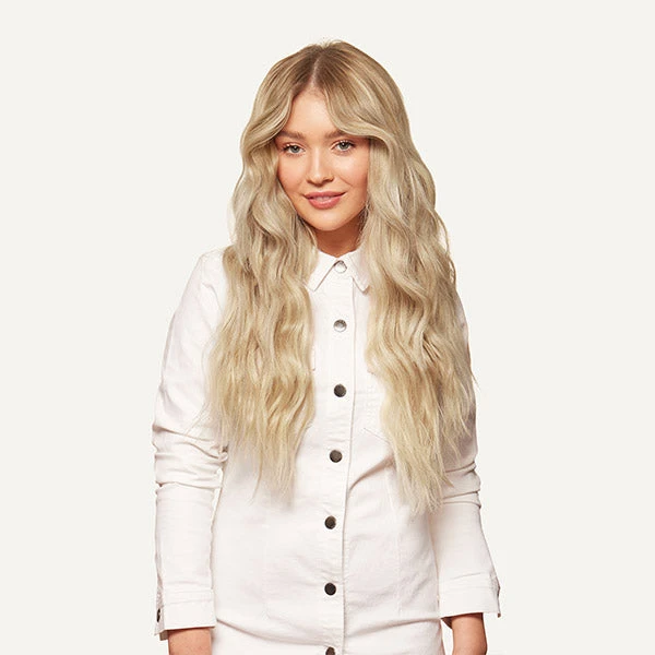 20" Seamless Dimensional Beige Blonde Clip-Ins (180g) - Image 2