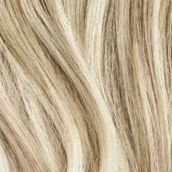 16" Beige Blonde Balayage Halo® Hair Extensions Volume Bundle