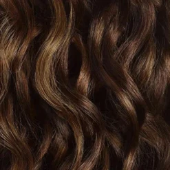 20" Chocolate Brown Balayage Curly Ponytail Extension (120g)