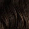 16" Mocha Brown Balayage Halo® Hair Extensions Volume Bundle