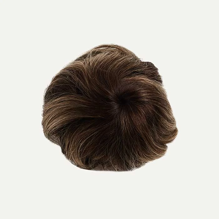 Dark Brown Balayage Clip-In Bun 2 Dark Brown Balayage Clip-In Bun - Image 2