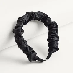 After Dark Ruched Satin Headband