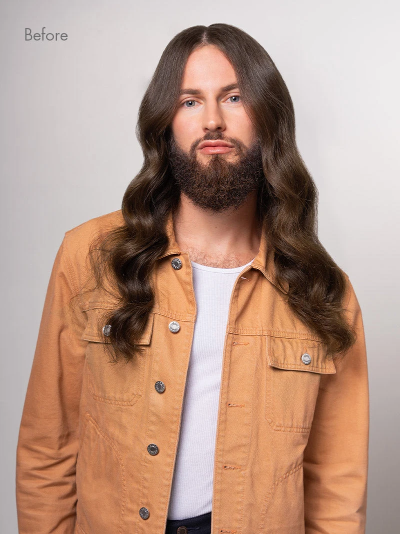 20" Seamless Medium Natural Brown Clip-Ins (180g) 5 20" Seamless Medium Natural Brown Clip-Ins (180g) - Image 5