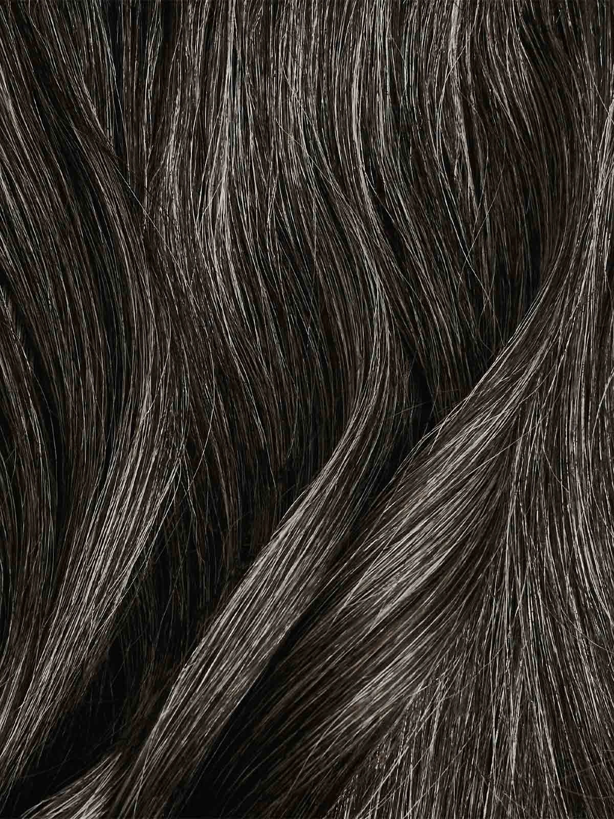 16" Dark Gray Ponytail Extension (100g) 4 16" Dark Gray Ponytail Extension (100g) - Image 4