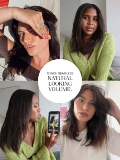 12" Seamless Dark Brown Clip-Ins (150g) -Hair Extensions Shop 525 12 Inch Seamless Launch PDP 2 80d7b9ac ad1f 4c04 a4ab 93ceee87ac95