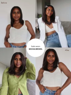 12" Seamless Mocha Brown Balayage Clip-Ins (150g) -Hair Extensions Shop 525 12 Inch Seamless Launch PDP 4 72d171a0 f44e 4792 b153 d007c0241bbe