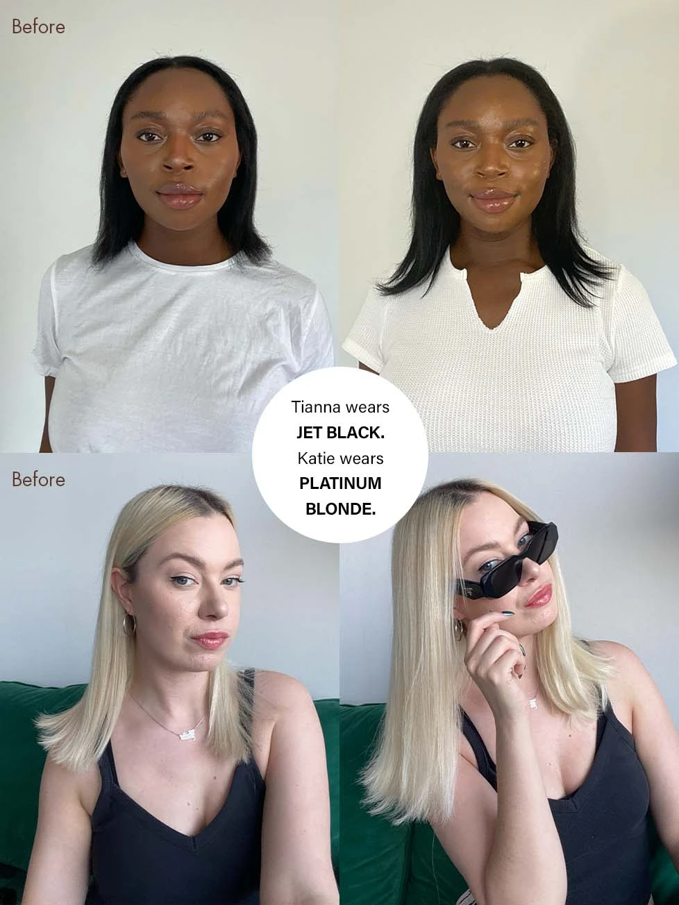 12" Seamless Platinum Blonde Clip-Ins (150g) 6 12" Seamless Platinum Blonde Clip-Ins (150g) - Image 6