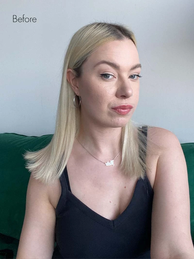 12" Seamless Platinum Blonde Clip-Ins (150g) 7 12" Seamless Platinum Blonde Clip-Ins (150g) - Image 7