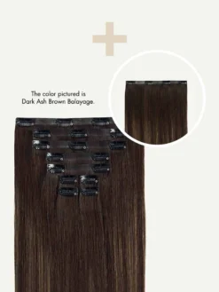 16" Seamless Dark Gray Volume Bundle Clip-Ins -Hair Extensions Shop Bundle 140g Seamless Generic 68b7ff64 aecb 4e8e 8b30 c5afee5a930c