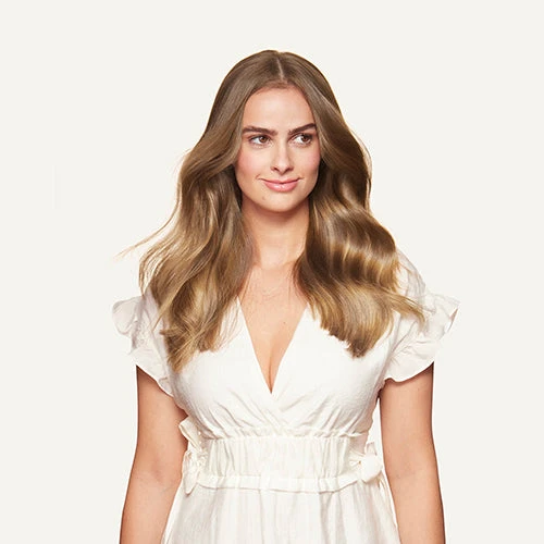 16" Chestnut Brown Balayage Halo® Hair Extensions Volume Bundle 2 16" Chestnut Brown Balayage Halo® Hair Extensions Volume Bundle - Image 2