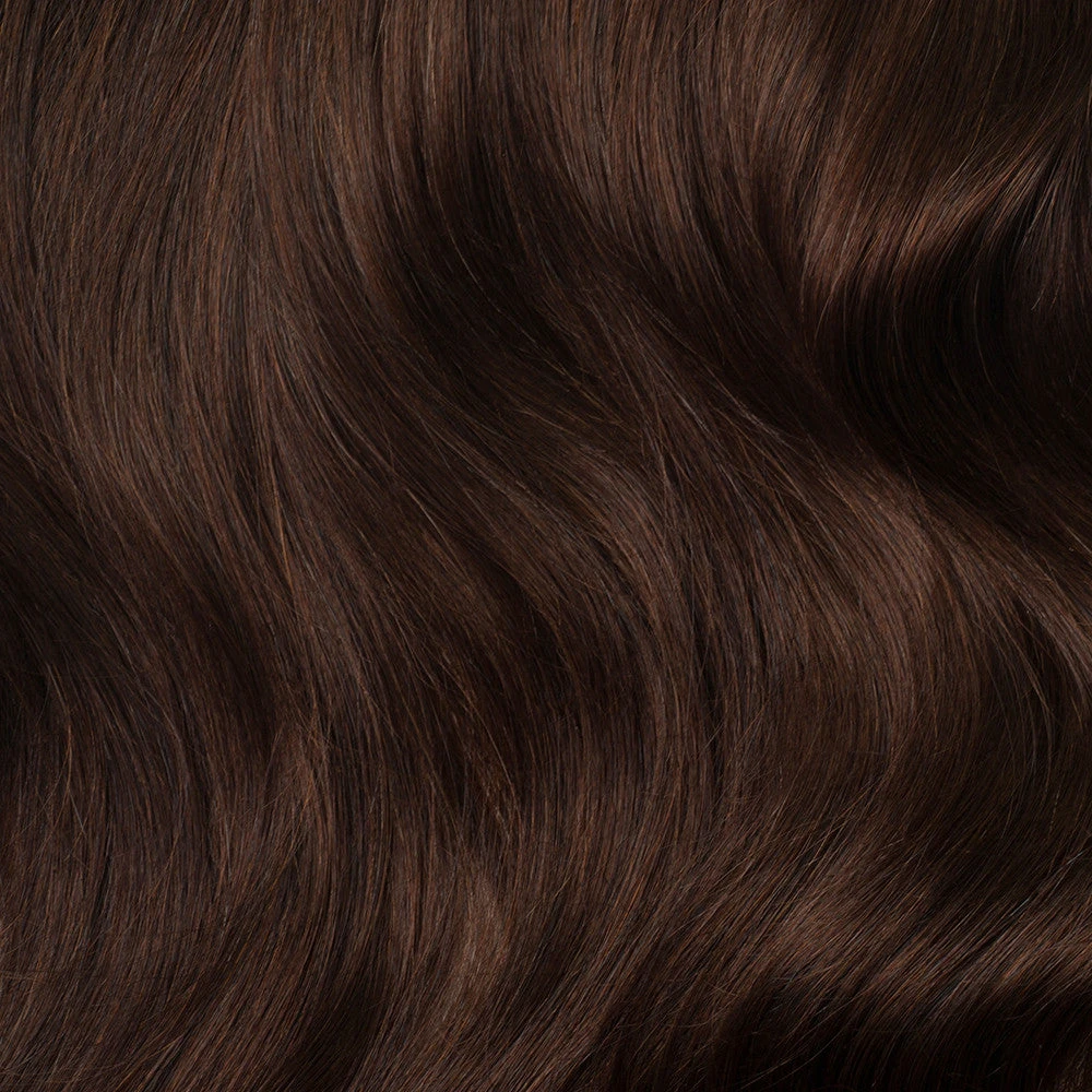 20" Seamless Chocolate Brown Clip-Ins (180g) 1 20" Seamless Chocolate Brown Clip-Ins (180g)