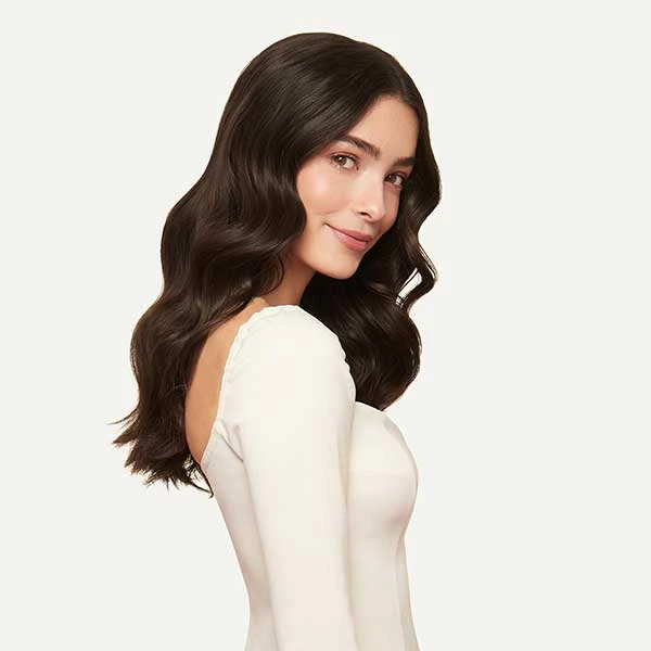 16" Dark Brown Halo® Hair Extensions (140g) 2 16" Dark Brown Halo® Hair Extensions (140g) - Image 2