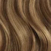 20" Seamless Chestnut Brown Highlights Volume Weft