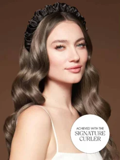 After Dark Ruched Satin Headband -Hair Extensions Shop Luxy Hair Extensions 3X4 Side Shot 2 0cbfb410 03cb 4dda b127 33d87d07111d