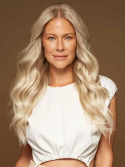 20" Classic Beige Blonde Balayage Clip-Ins (220g) -Hair Extensions Shop Luxy Hair Extensions Beige Blonde Balayage 20 inch 3