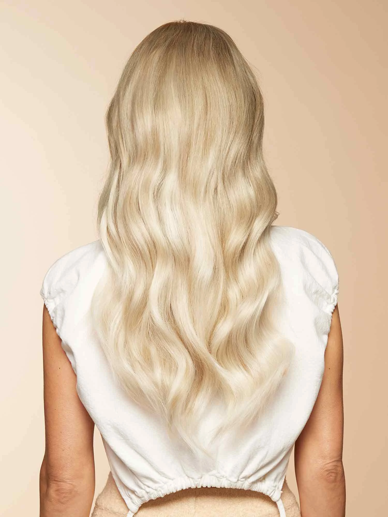 20" Seamless Beige Blonde Balayage Clip-Ins (180g) 9 20" Seamless Beige Blonde Balayage Clip-Ins (180g) - Image 9