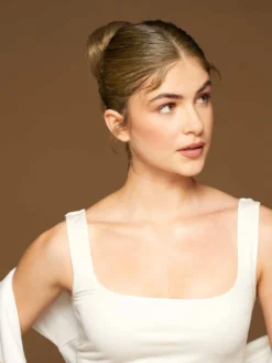 Bronde Clip-In Bun -Hair Extensions Shop Luxy Hair Extensions Clip In Buns Bronde After 2