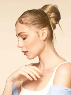 Dirty Blonde Clip-In Bun -Hair Extensions Shop Luxy Hair Extensions Clip In Buns Dirty Blonde After 1