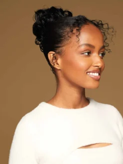 Jet Black Clip-In Bun -Hair Extensions Shop Luxy Hair Extensions Clip In Buns Jet Black After 4