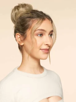 Sandy Blonde Clip-In Bun -Hair Extensions Shop Luxy Hair Extensions Clip In Buns Sandy Blonde After 1