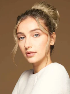 Sandy Blonde Clip-In Bun -Hair Extensions Shop Luxy Hair Extensions Clip In Buns Sandy Blonde After 2