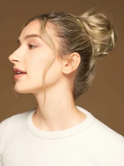 Sandy Blonde Clip-In Bun -Hair Extensions Shop Luxy Hair Extensions Clip In Buns Sandy Blonde After 4