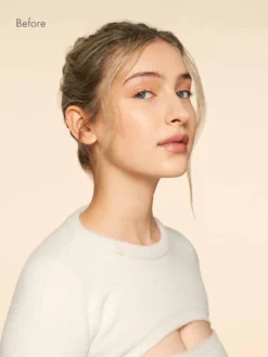 Sandy Blonde Clip-In Bun -Hair Extensions Shop Luxy Hair Extensions Clip In Buns Sandy Blonde Before