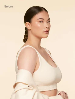 20" Cool Dark Brown Curly Ponytail Extension (120g) -Hair Extensions Shop Luxy Hair Extensions Clip In Curly Ponytail Cool Dark Brown Before