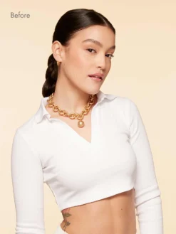 20" Dark Brown Curly Ponytail Extension (120g) -Hair Extensions Shop Luxy Hair Extensions Clip In Curly Ponytail Dark Brown Before