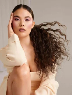 20" Cool Dark Brown Curly Ponytail Extension (120g) -Hair Extensions Shop Luxy Hair Extensions Curly Ponytail Cool Dark Brown 7