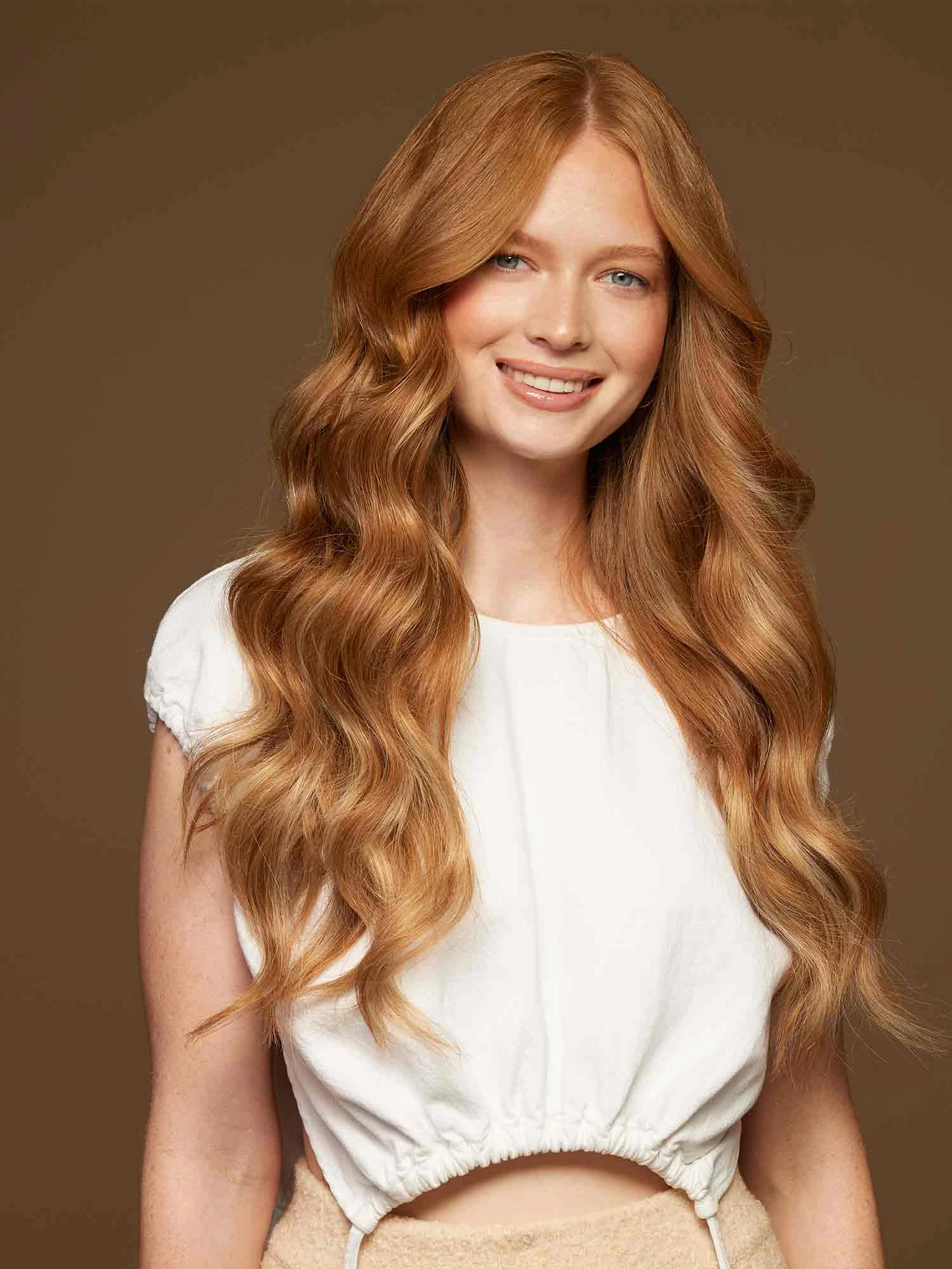 20" Classic Natural Red Balayage Clip-Ins (160g) 6 20" Classic Natural Red Balayage Clip-Ins (160g) - Image 6
