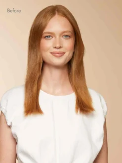 20" Seamless Natural Red Balayage Volume Bundle Clip-Ins -Hair Extensions Shop Luxy Hair Extensions Natural Red Balayage Before 1 f7206dbe f958 4b40 af79 4d0a2edc5e59