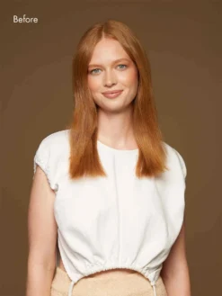 Luxy Hair X Aurora Lovestrand Natural Red Balayage Romance Ready Kit -Hair Extensions Shop Luxy Hair Extensions Natural Red Balayage Before 2 c747877e 9e03 452f 818f 1448da936ce1