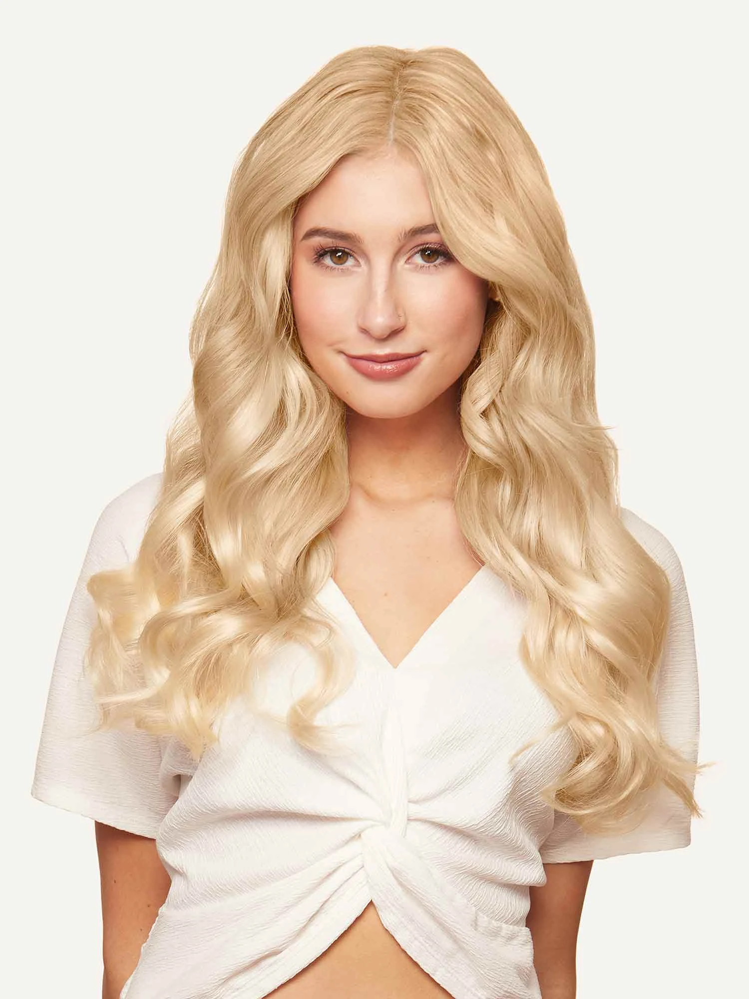 20" Ash Blonde Halo® Hair Extensions (180g) 6 20" Ash Blonde Halo® Hair Extensions (180g) - Image 6