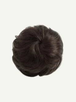 Cool Dark Brown Clip-In Bun -Hair Extensions Shop Luxy Hair Extensions Ash Blonde Buns WeftLuxy Hair Extensions Cool Dark Brown Bun