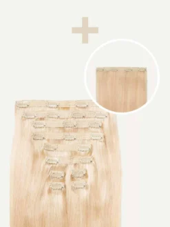 20" Classic Ash Blonde Volume Bundle Clip-Ins -Hair Extensions Shop Luxy Hair Extensions Ash Blonde Classic 220g Volume Bundle