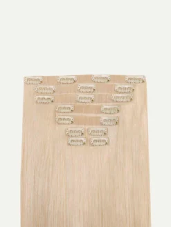 12" Seamless Ash Blonde Clip-Ins (150g) -Hair Extensions Shop Luxy Hair Extensions Ash Blonde Seamless 140g StackedWefts bdee1978 f379 4086 ad36 b6c1ee5beb76
