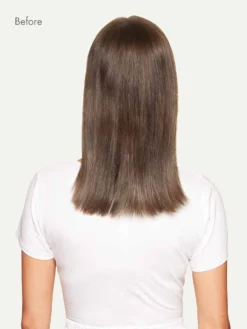 20" Classic Ash Brown Balayage Clip-Ins (220g) -Hair Extensions Shop Luxy Hair Extensions Ash Brown Balayage Before Back ad7e3251 ddba 4d7a 9f6c 8a02ed53c7b6