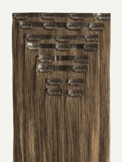 24" Seamless Ash Brown Balayage Clip-Ins (240g) -Hair Extensions Shop Luxy Hair Extensions Ash Brown Balayage Seamless 160g StackedWefts 32059852 f856 415b 9bd7 4767a435e751