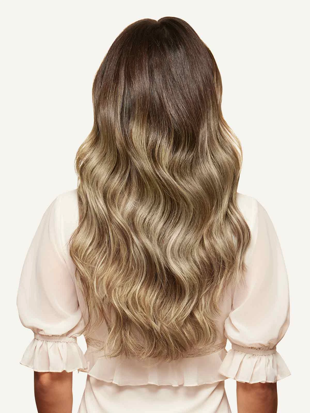 16" Classic Ash Brown Highlights Volume Bundle Clip-Ins 12 16" Classic Ash Brown Highlights Volume Bundle Clip-Ins - Image 12