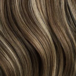 12" Seamless Ash Brown Highlights Clip-Ins (150g)