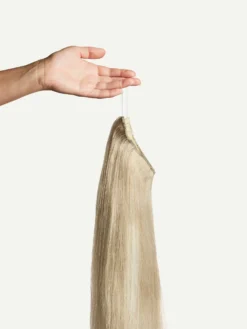 20" Beige Blonde Balayage Halo® Hair Extensions Volume Bundle -Hair Extensions Shop Luxy Hair Extensions Beige Blonde Balayage Halo Hand 96a804e4 6967 44a6 8872 400bbcacf6dc