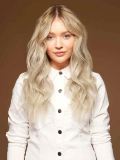 16" Dimensional Beige Blonde Halo® Hair Extensions Volume Bundle -Hair Extensions Shop Luxy Hair Extensions Beige Blonde 16 After NS2 568296ec 9bec 4b17 a41e 825688eb39d9