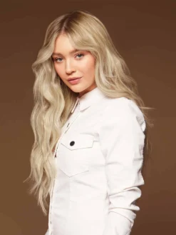 20" Seamless Dimensional Beige Blonde Clip-Ins (180g) -Hair Extensions Shop Luxy Hair Extensions Beige Blonde 20 After NS3 b61b0f83 d210 4ef0 b27a e01f5e0a4b73