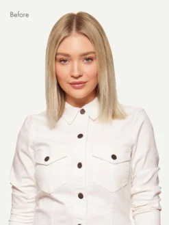 20" Classic Dimensional Beige Blonde Clip-Ins (160g) -Hair Extensions Shop Luxy Hair Extensions Beige Blonde Before Front 6e3c406c baf1 424c 8d12 30b79349b0c1