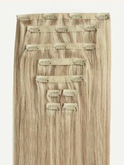 16" Classic Dimensional Beige Blonde Clip-Ins (160g) -Hair Extensions Shop Luxy Hair Extensions Beige Blonde Classic 16 Inches StackedWefts 2c33f3f9 d3bd 4eab 8f3a edc1fe106442
