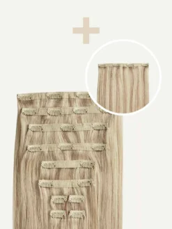 20" Classic Dimensional Beige Blonde Volume Bundle Clip-Ins -Hair Extensions Shop Luxy Hair Extensions Beige Blonde Classic 220g Volume Bundle