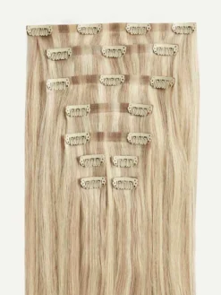 16" Seamless Dimensional Beige Blonde Volume Bundle Clip-Ins -Hair Extensions Shop Luxy Hair Extensions Beige Blonde Seamless 16 Inches StackedWefts c10d5b4d 3d72 4996 8acb 280195314aab