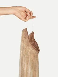 16" Blonde Balayage Halo® Hair Extensions (140g) -Hair Extensions Shop Luxy Hair Extensions Blonde Balayage Halo Hand