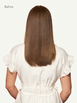 12" Chestnut Brown Balayage Halo® Hair Extensions (150g) -Hair Extensions Shop Luxy Hair Extensions Chestnut Brown Balayage Before Back 7bed3ee8 b509 4e6c 8cd9 08e90562ab0f